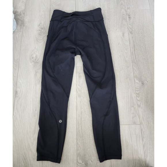 Lululemon Crop Legging Black Size 4 - Picture 4 of 4